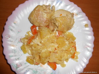 Курица с овощами