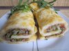 Творожные лепёшки с мясной начинкой