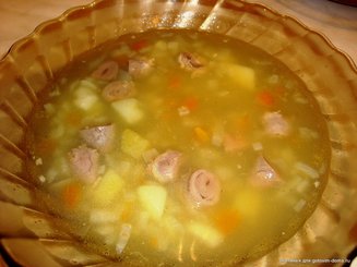 Суп из куриных сердечек