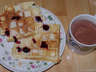 Ванильные вафли