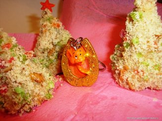 Ёлочки (миндально-бисквитные)