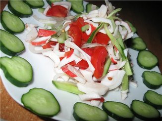 Салат" Морская пена"