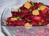 Салат со свеклой и фасолью