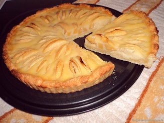 Песочный пирог с черникой