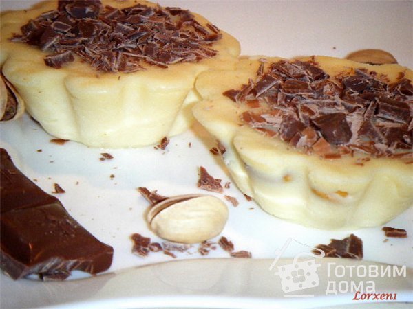Нежный десерт с белым шоколадом и ликёром Бейлиз фото к рецепту 7