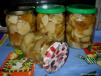 Маринованные белые грибы