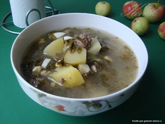 Суп Весенний со щавелем