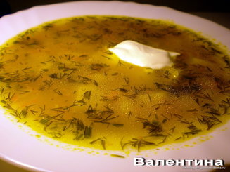 Яичный суп "Eier Suppe" (Затируха)