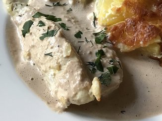 "Эрцгерцог" курица с Экспериментами