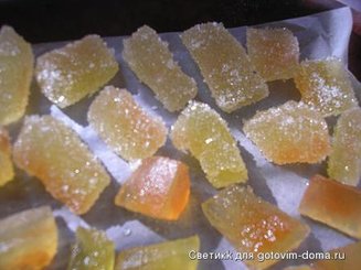 Цукаты из арбузных корок