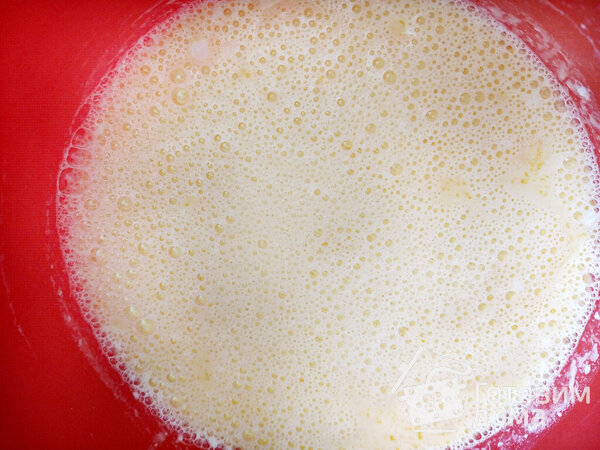 Трехслойный пирог на рисовой муке фото к рецепту 3