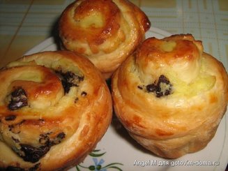 Булочки-бриоши с кремом патисьер