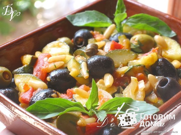 Caponata - Овощная закуска по-сицилийски фото к рецепту 5