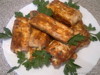 Горячий завтрак из лаваша