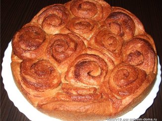 Сахарные булочки с медовой глазурью "Roulé au miel"