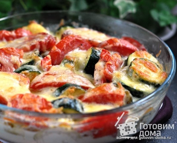 Запеканка из кабачков и томатов с орегано фото к рецепту 1