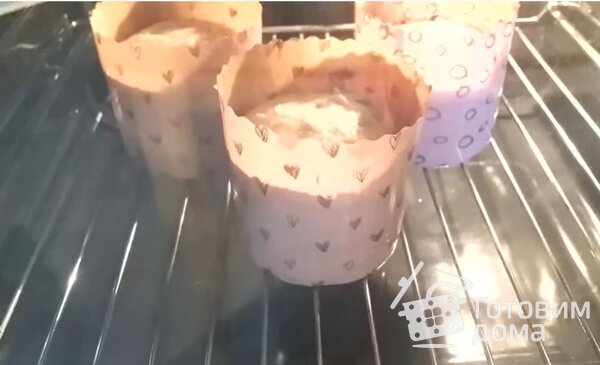 Творожные куличи без дрожжей за 1 час фото к рецепту 6