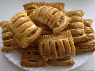 Слойки "Яблочные жалюзи"