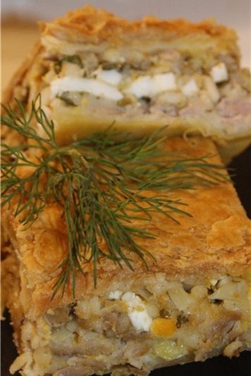 Греческий мясной пирог-Креатопита (κρεατοπιτα)