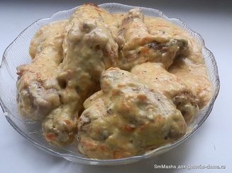 Курочка в сырном соусе