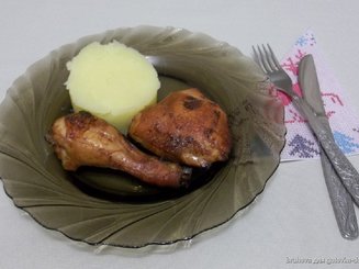 Курица под карамельной корочкой