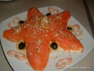 Салат "Морская звезда"