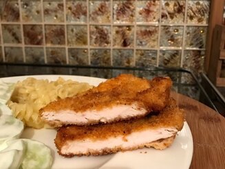Куриный шницель по рецепту Джейми Оливера