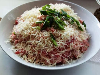 Салат "Красное море" с крабовыми палочками