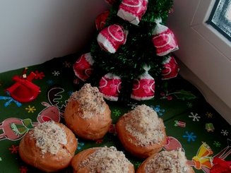 Пирожные "Шу" с белковым кремом по ГОСТу