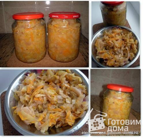 Салат из капусты с болгарским перцем (на зиму) фото к рецепту 1
