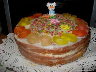 Легкий  медовик (жидкое тесто)