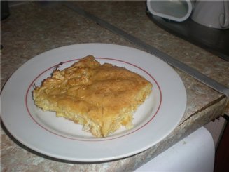 Быстрый пирог с капустой