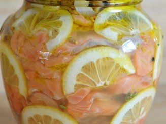 Маринованный лосось