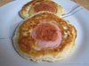 Сырные блинчики с колбасой