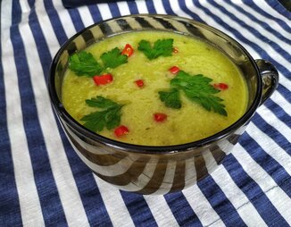 Крем суп из цветной капусты с карри