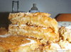 Насыпной яблочный манник