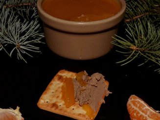 Паштет из печени с апельсиновым желе