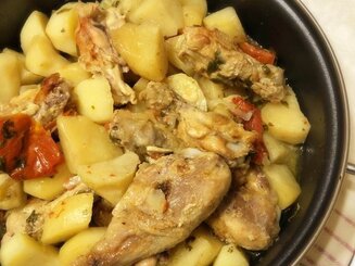 Оджахури из курицы по-грузински