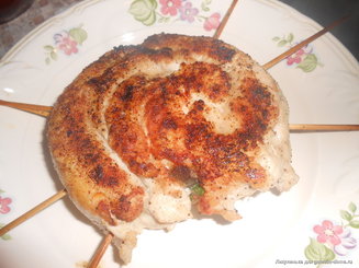 Мясной рулет "Улитка"