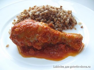 Курица в розовом соусе