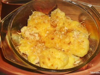Картофель, запеченный с сыром