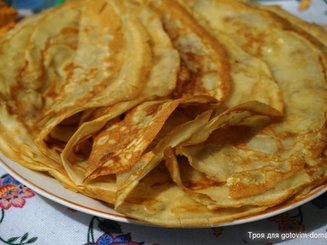 Блины, которые всегда не комом