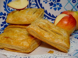 Слойки "Яблочные жалюзи"