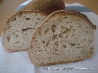 Пшеничный хлеб на ржаной закваске