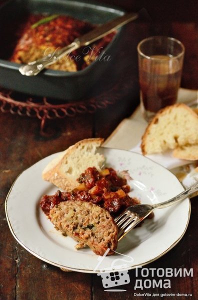 Meatloaf with Cheddar - Мясной &quot;хлеб&quot; с сыром Чеддер фото к рецепту 5