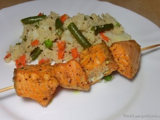 Fish kebab-рыбный шашлык