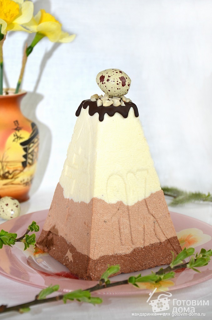 Рецепт творожной паски с шоколадом и сметаной: вкусный десерт для праздника