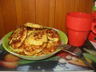 Драники из цуккини с сыром