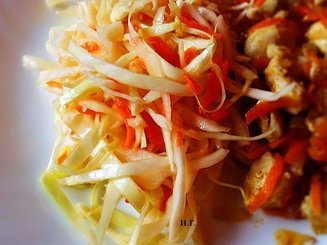 Салат из капусты в южном стиле