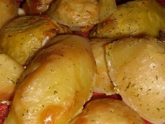 Картофель, запеченный под соусом